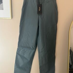 Stylish Faux Leather Pants